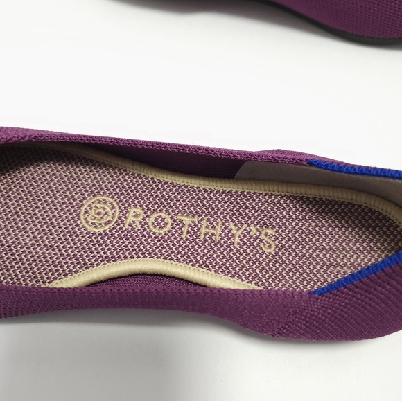 Rothys The Point Mulberry Womens Size 6.5 Retired - Picture 4 of 7